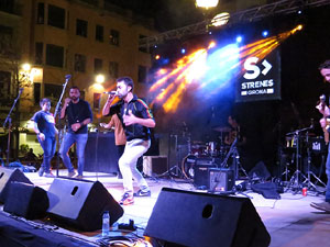 Festival Strenes 2017. Actuaci&oacute; del grup The Cuit's a la pla&ccedil;a de Santa Susanna del Mercadal