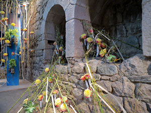 Temps de Flors 2017. Decoracions florals als diversos espais dels Banys Àrabs