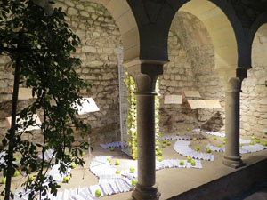 Temps de Flors 2017. Decoracions florals als diversos espais dels Banys Àrabs