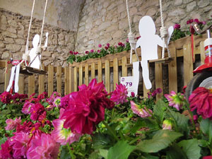 Temps de Flors 2017. Decoracions florals als diversos espais dels Banys Àrabs