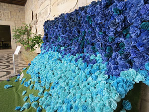 Temps de Flors 2017. Muntatges florals al espais de Caixaf&ograve;rum, a l'edifici de la Fontana d'Or