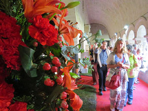 Temps de Flors 2017. Muntatges florals als claustres de la Catedral