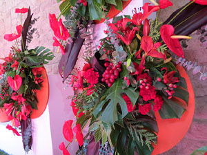 Temps de Flors 2017. Muntatges florals als claustres de la Catedral