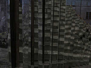 Temps de Flors 2017. Instal&middot;laci&oacute; 'Codi Petri' a les escales de la Catedral