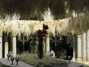 Temps de Flors 2017. Muntatges florals al claustre de Sant Pere de Galligants