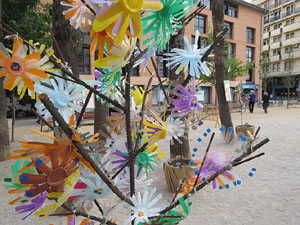 Temps de Flors 2017. Muntatges, instal&middot;lacions i exposicions florals a diversos indrets