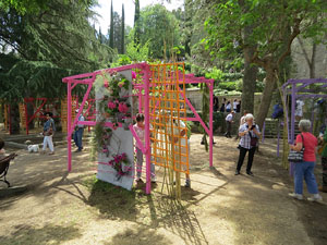Temps de Flors 2017. Instal&middot;lacions i decoracions florals als diversos espais del Passeig Arqueol&ograve;gic