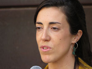 Temps de Flors 2017. Presentació del llibre de Lara Pujol a la plaça del Pallol