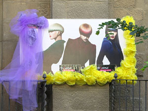 Temps de Flors 2017. Instal&middot;lacions i muntatges als espais de la Rambla de la Llibertat