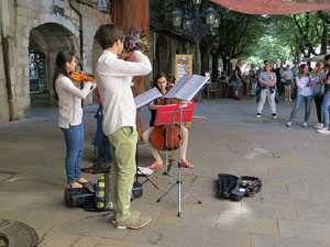 Temps de Flors 2017. Instal&middot;lacions i muntatges als espais de la Rambla de la Llibertat