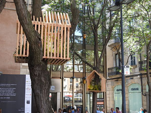 Temps de Flors 2017. Instal&middot;lacions i muntatges als espais de la Rambla Verdaguer