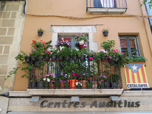 Temps de Flors 2017. Instal&middot;lacions i muntatges als espais de la Rambla Verdaguer