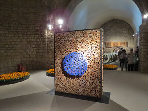 Temps de Flors 2017. Instal&middot;laci&oacute; Epig&egrave;nesi a la nau rom&agrave;nica de Sant Nicolau