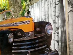 Temps de Flors 2017. Decoracions florals als baixos de l'edifici de les Sarraïnes