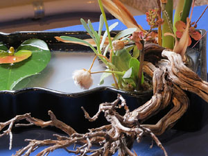 Temps de Flors 2017. Decoracions orientals al primer pis de l'edifici de les Sarra&iuml;nes