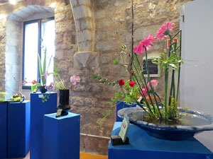 Temps de Flors 2017. Decoracions orientals al primer pis de l'edifici de les Sarra&iuml;nes