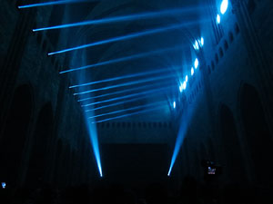 Transfiguració de la nau. Espectacle de llum i música a la nau gòtica de la Catedral de Girona