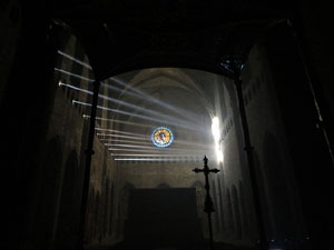 Transfiguració de la nau. Espectacle de llum i música a la nau gòtica de la Catedral de Girona