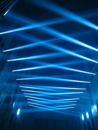 La volta de la nau g&ograve;tica durant l'espectacle