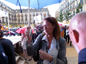 Acte de campanya pel S&Iacute; amb el President Carles Puigdemont a la pla&ccedil;a de la Independ&egrave;ncia