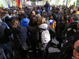 Jornada de vaga general 8N. Concentraci&oacute; a la pla&ccedil;a del Vi