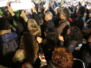 Jornada de vaga general 8N. Concentraci&oacute; a la pla&ccedil;a del Vi