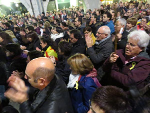 Jornada de vaga general 8N. Concentraci&oacute; a la pla&ccedil;a del Vi