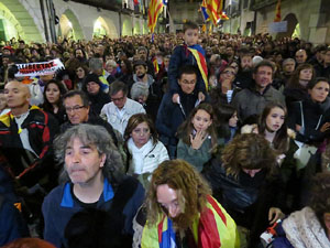 Jornada de vaga general 8N. Concentraci&oacute; a la pla&ccedil;a del Vi