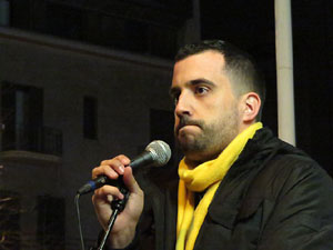 Concentraci&oacute; davant la delegaci&oacute; del govern espanyol convocada pel Comit&egrave; de Defensa de la Rep&uacute;blica (CDR) de Catalunya