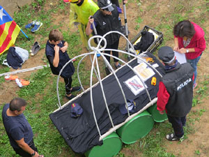 Fires 2017. 6a. Baixada d'Andròmines pel riu Onyar del segle XXI