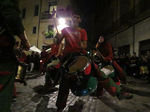 Fires 2017. La Beatufarra, descens del Beatusaure per les escales de la Catedral de Girona