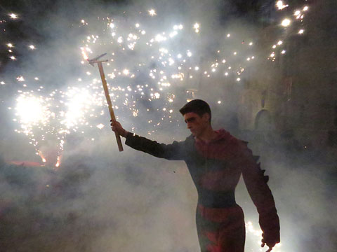 El foc dels Diables de l'Onyar