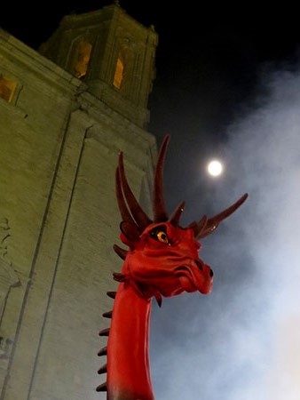 El Beatusaure baixant les escales de la Catedral