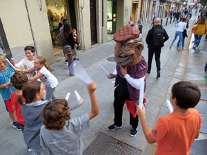 Fires 2017. Preg&oacute; de Fires. La cercavila de gegants i capgrossos fins la pla&ccedil;a del Vi