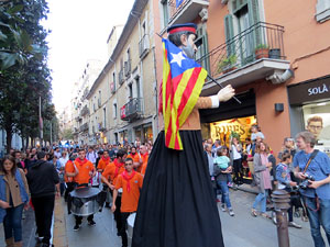 Fires 2017. Preg&oacute; de Fires. La cercavila de gegants i capgrossos fins la pla&ccedil;a del Vi