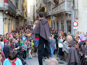 Fires 2017. Preg&oacute; de Fires. La cercavila de gegants i capgrossos fins la pla&ccedil;a del Vi
