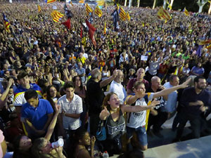 Manifestaci&oacute; 'Rep&uacute;blica!' pels carrers de la ciutat i el Parc de la Devesa