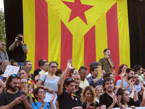 Manifestaci&oacute; 'Rep&uacute;blica!' pels carrers de la ciutat i el Parc de la Devesa