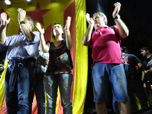 Manifestaci&oacute; 'Rep&uacute;blica!' pels carrers de la ciutat i el Parc de la Devesa