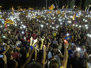 Manifestaci&oacute; 'Rep&uacute;blica!' pels carrers de la ciutat i el Parc de la Devesa