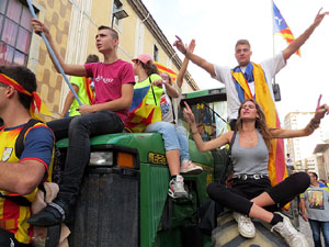 Manifestaci&oacute; 'Rep&uacute;blica!' pels carrers de la ciutat i el Parc de la Devesa