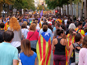 Manifestaci&oacute; 'Rep&uacute;blica!' pels carrers de la ciutat i el Parc de la Devesa