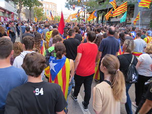 Manifestaci&oacute; 'Rep&uacute;blica!' pels carrers de la ciutat i el Parc de la Devesa