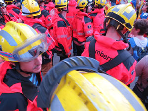 Manifestaci&oacute; 'Rep&uacute;blica!' pels carrers de la ciutat i el Parc de la Devesa