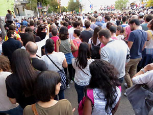 Manifestaci&oacute; 'Rep&uacute;blica!' pels carrers de la ciutat i el Parc de la Devesa