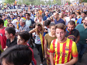 Manifestaci&oacute; 'Rep&uacute;blica!' pels carrers de la ciutat i el Parc de la Devesa
