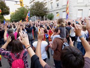 Manifestaci&oacute; 'Rep&uacute;blica!' pels carrers de la ciutat i el Parc de la Devesa