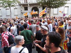 Manifestaci&oacute; 'Rep&uacute;blica!' pels carrers de la ciutat i el Parc de la Devesa