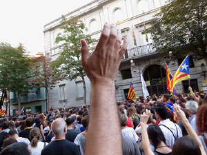 Manifestaci&oacute; 'Rep&uacute;blica!' pels carrers de la ciutat i el Parc de la Devesa