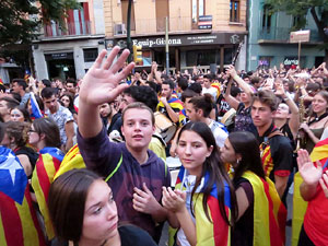 Manifestaci&oacute; 'Rep&uacute;blica!' pels carrers de la ciutat i el Parc de la Devesa